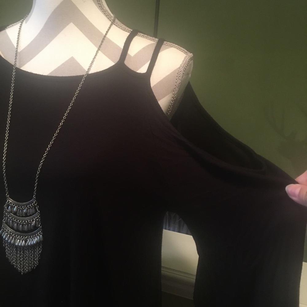 The Moon Cold Shoulder Top